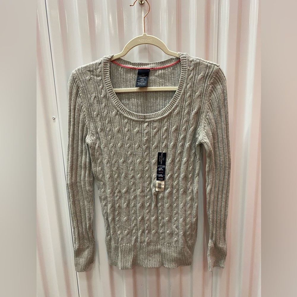 Faded Glory Cotton gray sweater shirt